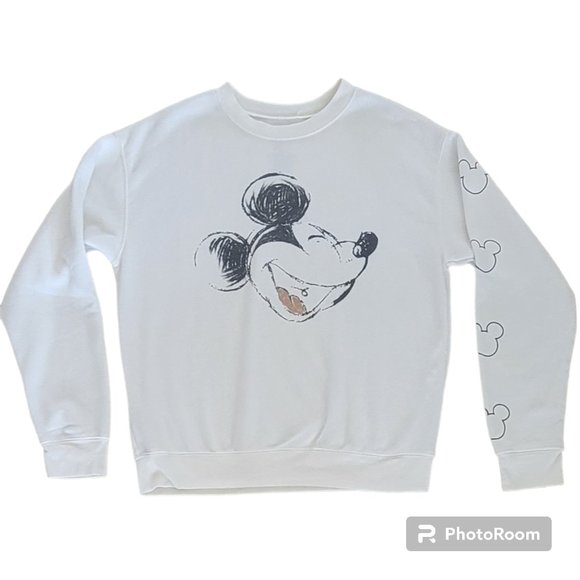 Disney Mickey Mouse Cartoon Graphic Sweatshirt Size M NEW - Picture 7 of 10